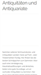 Mobile Screenshot of antiquitaetensammlung.de